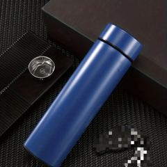16oz Smart Thermal Water Bottle LED Vacuum Flask, Stainless Steel Insulated