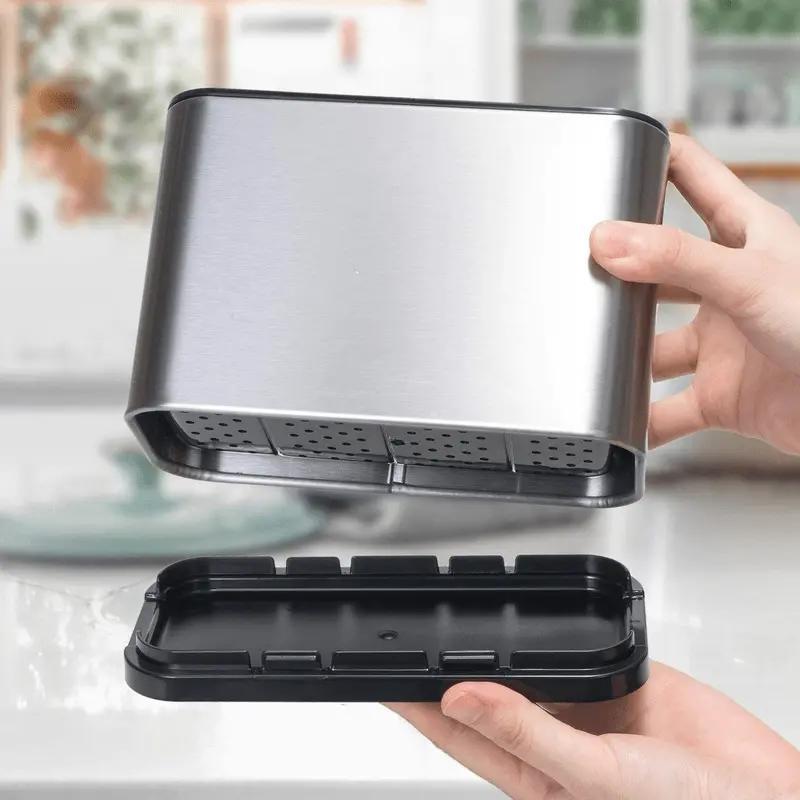 Kitchen Stainless Steel Chopsticks Tube Holder