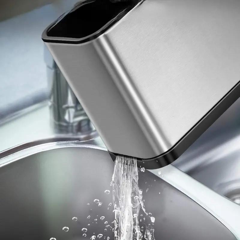 Kitchen Stainless Steel Chopsticks Tube Holder
