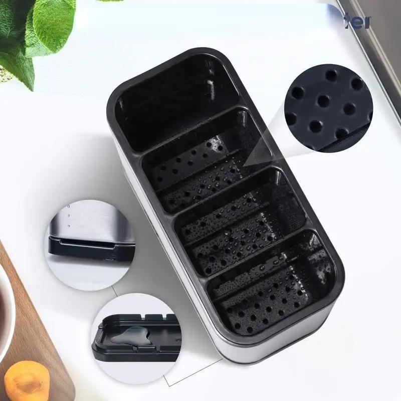 Kitchen Stainless Steel Chopsticks Tube Holder