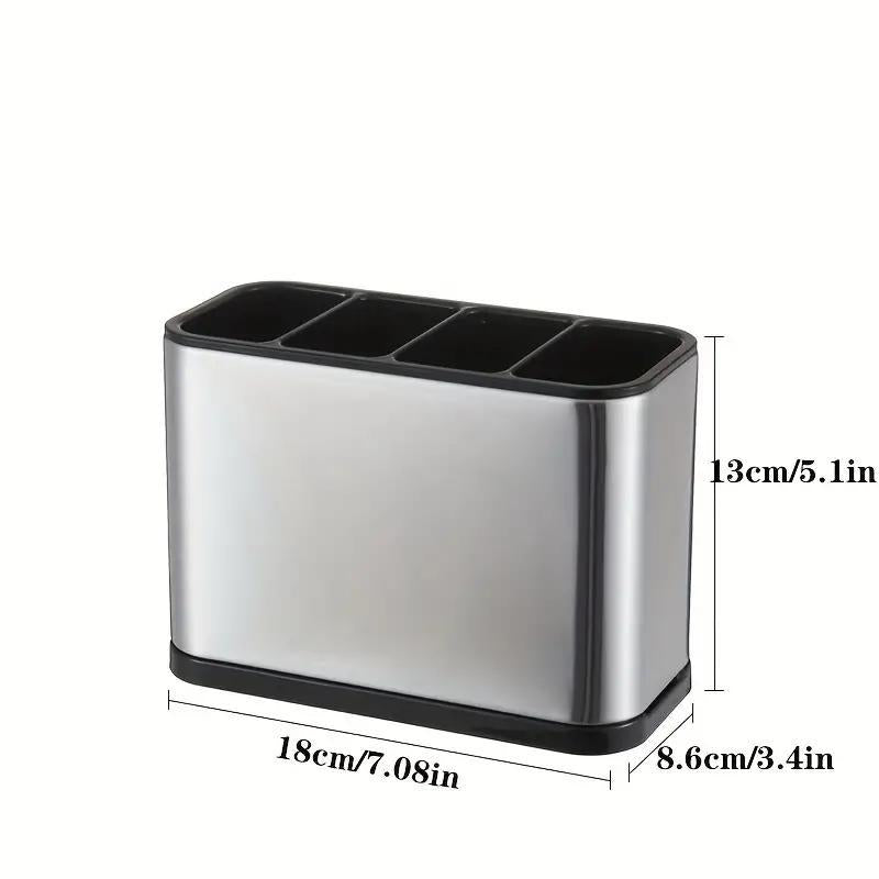 Kitchen Stainless Steel Chopsticks Tube Holder