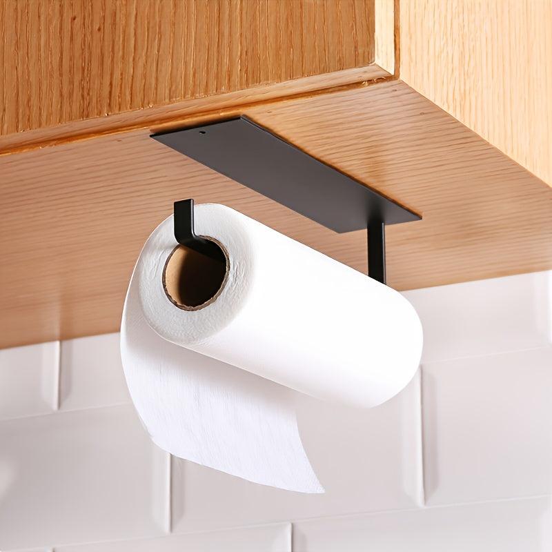Kitchen Carbon Steel Tissue Towel Holder Under Cabinet