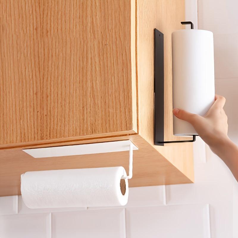 Kitchen Carbon Steel Tissue Towel Holder Under Cabinet