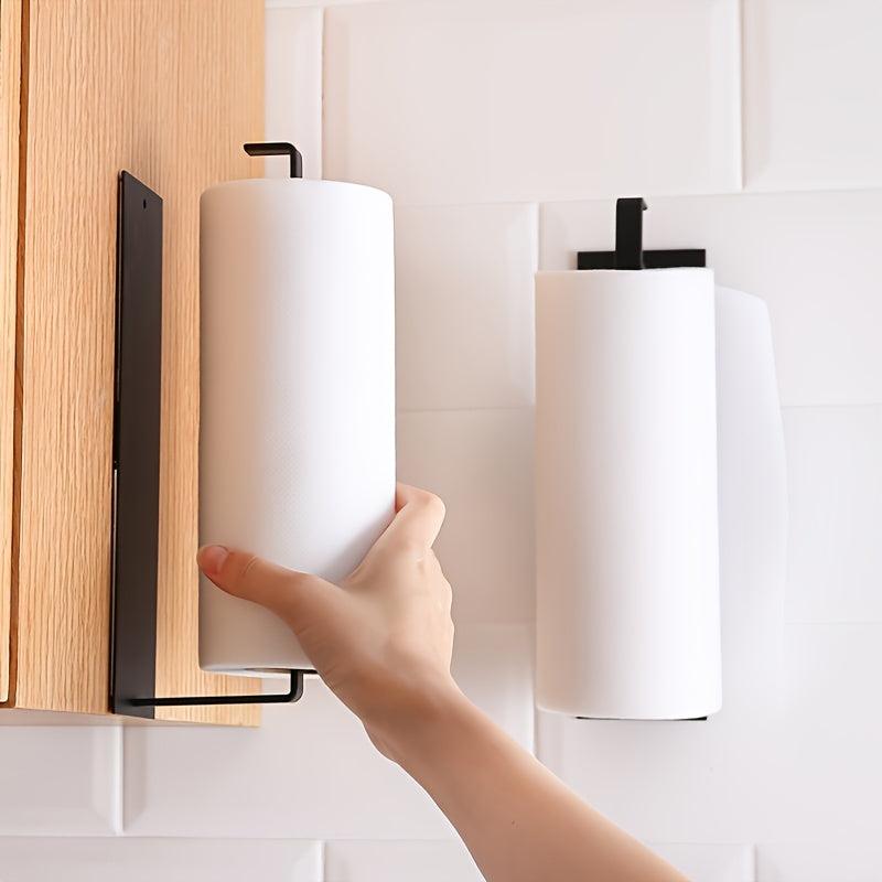 Kitchen Carbon Steel Tissue Towel Holder Under Cabinet