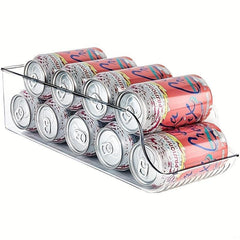 Refrigerator Beverage Storage Box Automatic Filling Sorting Organizer Bins