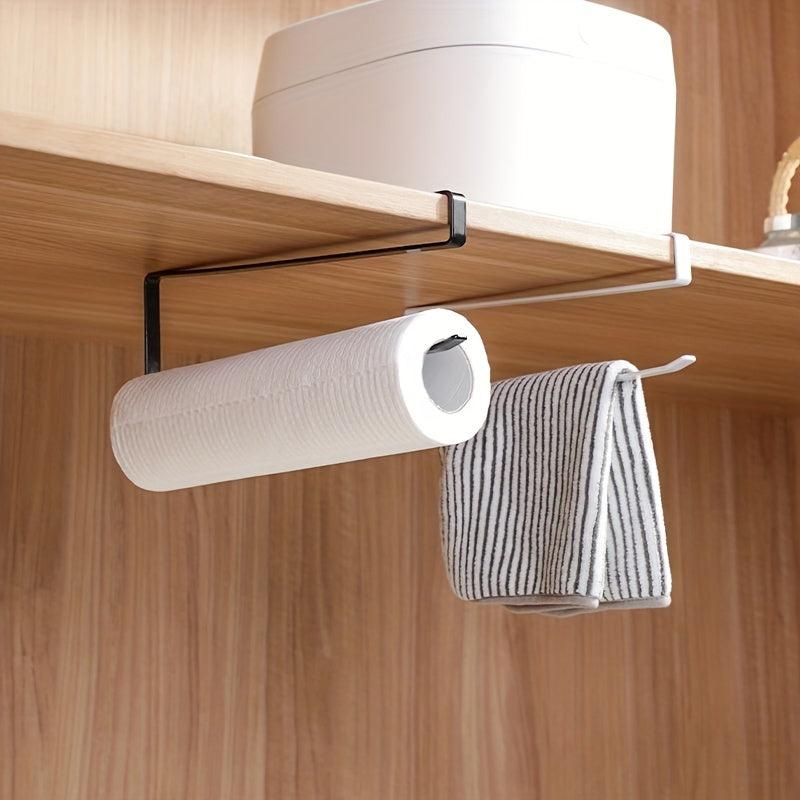 Wall Mounted Kitchen Paper Towel Rack Storage