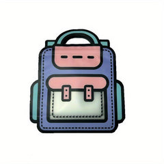 10pcs School Bags Shaped Zipper Bags for Snack Packaging