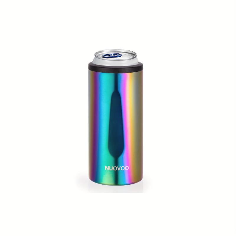 2pcs Sublimation Spray Paint Can Cooler Stainless Steel Freezer Tan