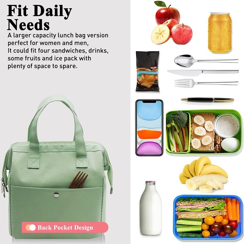 Insulated Lunch Bag Bento Bag Ice Pack Waterproof Bag Hand Wash Lunch Container