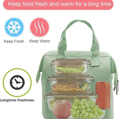 Insulated Lunch Bag Bento Bag Ice Pack Waterproof Bag Hand Wash Lunch Container
