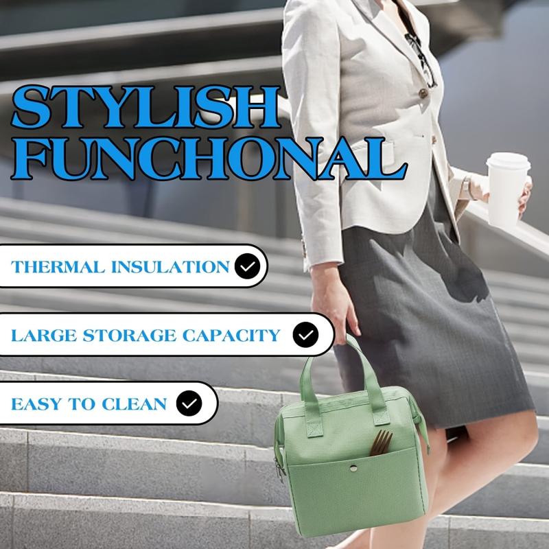 Insulated Lunch Bag Bento Bag Ice Pack Waterproof Bag Hand Wash Lunch Container