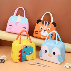 3D Animal Insulated Lunch Bag Reusable Aluminum Foil Lunch Box