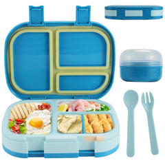 1pc Four Grids Bento Box For Teenagers and Workers