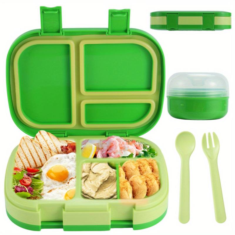 1pc Four Grids Bento Box For Teenagers and Workers
