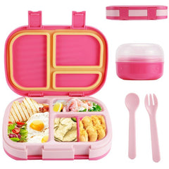 1pc Four Grids Bento Box For Teenagers and Workers