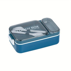 Leakproof Bento Box with Spoon and Fork High Capacity Lunch Box