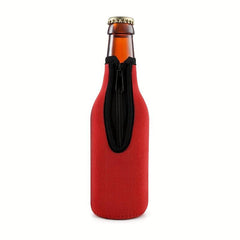 Beer Bottle Insulation Sleeve with Zipper Opening to Keep Beer and Hands Warm