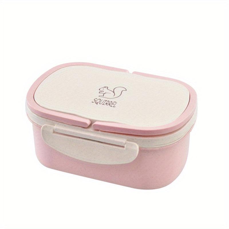 Portable Lunch Box with Compartment and Lid for Work Microwave Bento Box