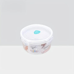 1pc Glass Crisper Box Round Antibacterial Borosilicate Glass Container