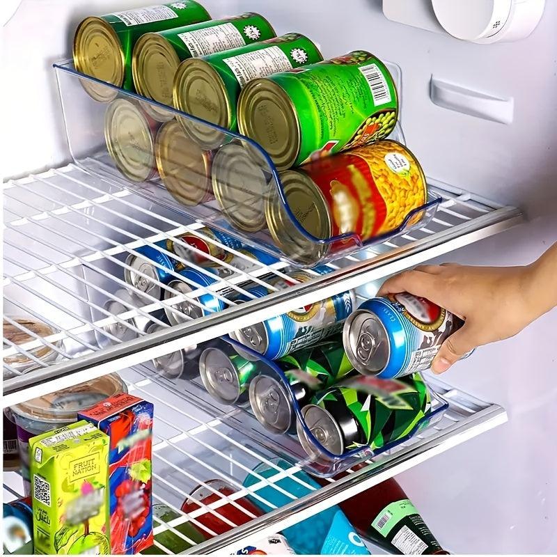 3pcs PET Multifunctional Soda Dispenser Beverage Rack for Refrigerators Freezer