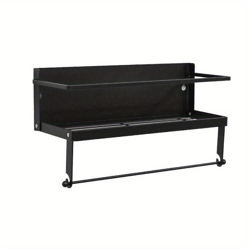 Foldable Magnetic Seasoning Rack with Rolling Machine