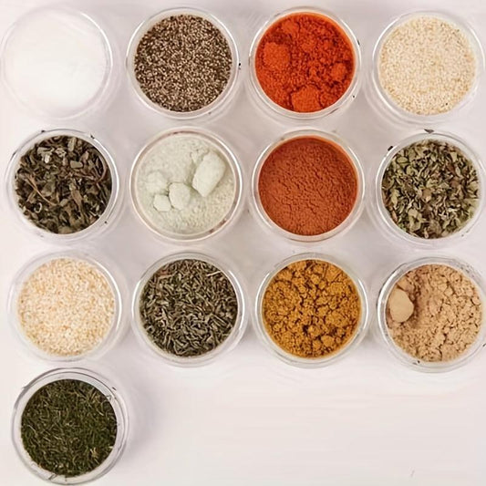 6pcs Tower Shaped Seasoning Jar Stackable Spice Storage Box