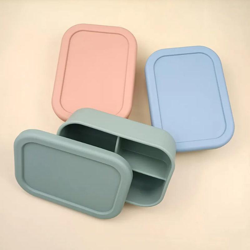 Portable Silicone Fresh-keeping Lunch Box Leak-proof Heat-insulating Bento Box