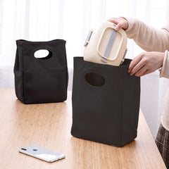 Insulated Refrigerated Bag Lunch Box Canvas Handbag