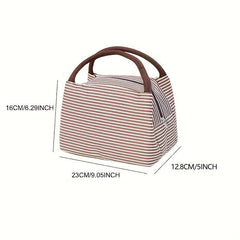 Aluminum Foil Lunch Bag Insulated Large Capacity Student Portable Cold Storage