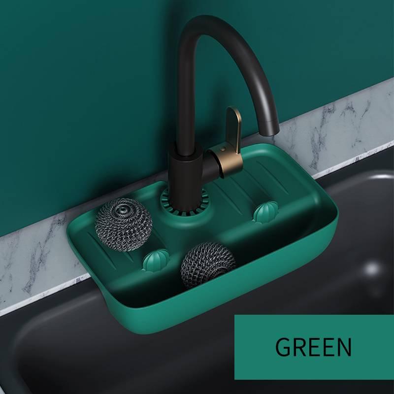 Plastic Sink Faucet Splash Guard Drainage Rack Quick Drying Pad Sink Tool