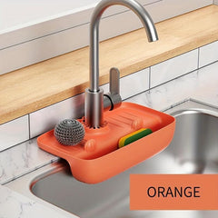 Plastic Sink Faucet Splash Guard Drainage Rack Quick Drying Pad Sink Tool