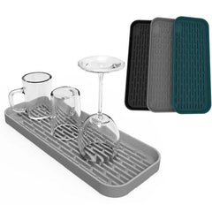 Silicone Drain Tray for Kitchen Sink Organization