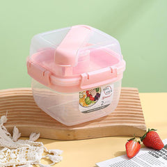 Bento Box Set with Cutlery, Leak Proof Adult Lunch Box