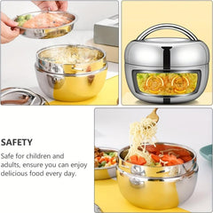 Hot Food Flask Stainless Steel Lunch Box Vacuum Insulated Double Layer