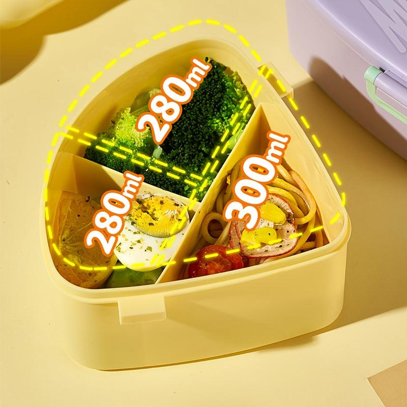 Watermelon Shape Lunch Box w/ Lid Microwave Bento Box Leakproof Food Container