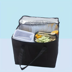 Non-Woven Insulated Bag Aluminum Foil Fresh-keeping Ice Bag Outdoor Picnic Bag