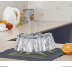 Metal Glass Cup Storage Rack Mug Rack Draining Holder Stand