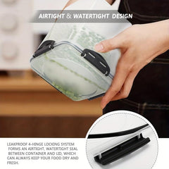 4pcs Large Capacity Airtight Food Storage Containers for Pantry Organization
