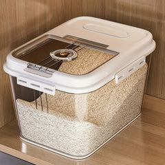 Rice Bucket With Timer Household Insect Moisture Proof Storage Box