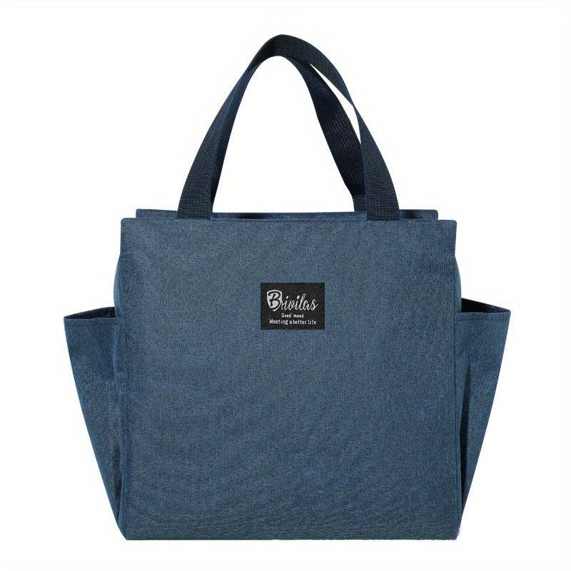 1pc Bento Bag Picnic Bag Lunch Bag Cooler Bag Oxford Cloth Portable