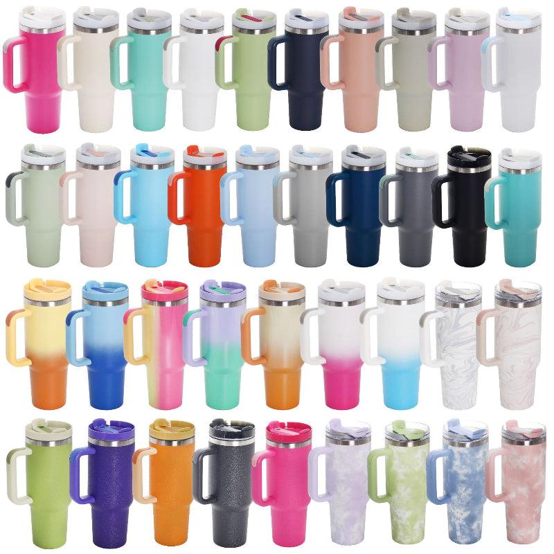 Gradient 40oz Stainless Steel Water Bottle with Lid & Handle