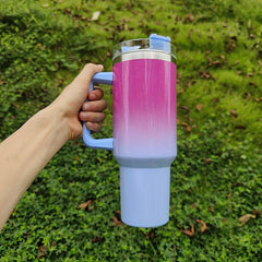 Gradient 40oz Stainless Steel Water Bottle with Lid & Handle