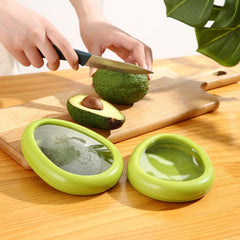 4pcs Avocado Preservation Box Lid Food Crisper Fruit Keeper Storage