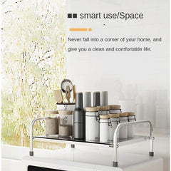 Kitchen Cookware Storage Rack Organizer Shelf Cupboard Kitchen Accessories