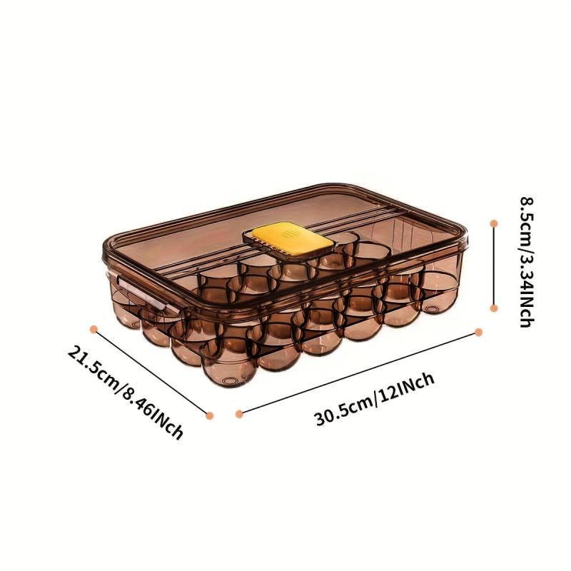 Egg Storage Box Leak Proof Flip Top Hand Washable