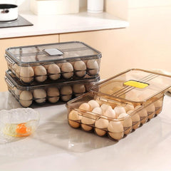 Egg Storage Box Leak Proof Flip Top Hand Washable
