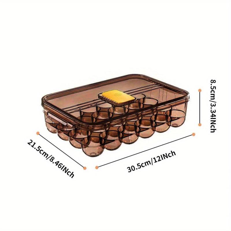 Egg Storage Box Leak Proof Flip Top Hand Washable