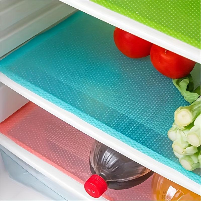 4pcs LGBT Rainbow Shelf Liners for Gay Pride Refrigerator Mat