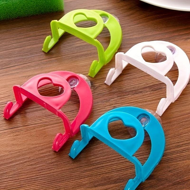 Suction Sponge Holder Wall Cup Holder Convenient Storage Racks Over Sink