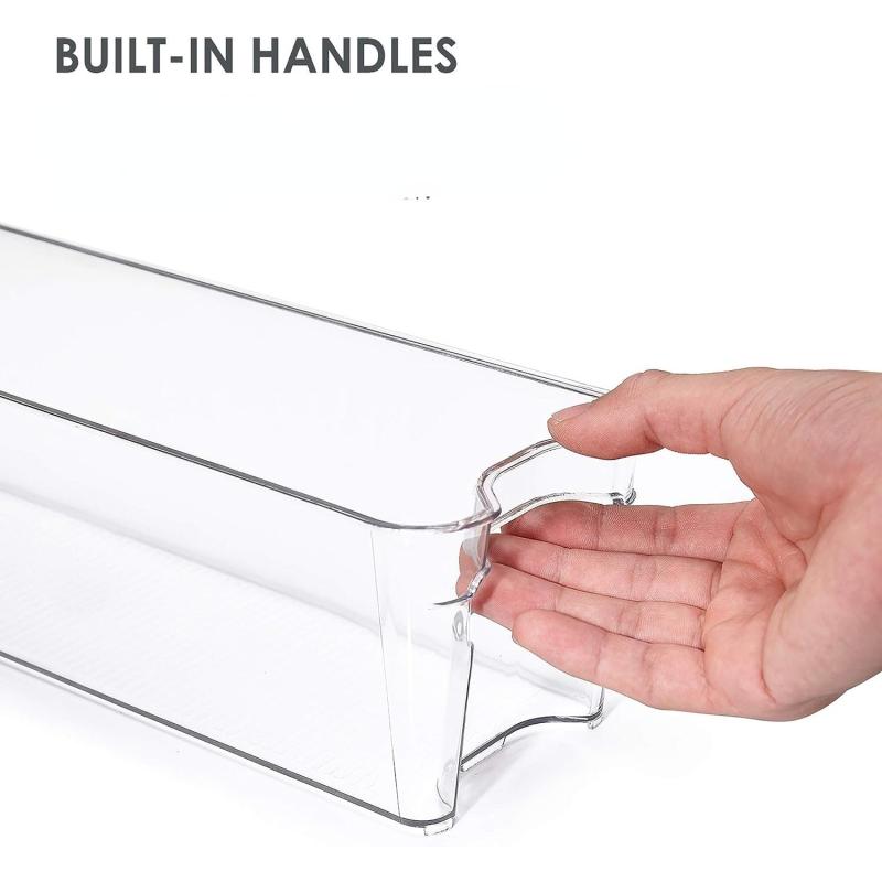 Breastmilk Storage Container Clear Organizer Bins